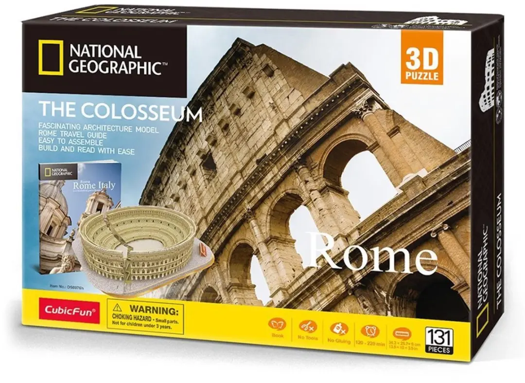 National Geographic 3D Puzzel Het Colosseum - afbeelding 2 van 6