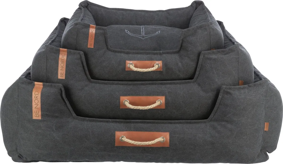 Trixie Be Nordic Fohr Hondenmand Hoekig - 100x80cm Zwart