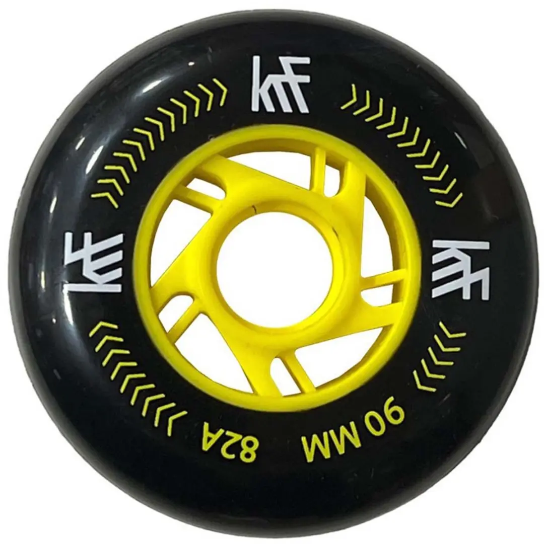 Krf Schaatswielen 2 Eenheden Goud 90 mm / 84A