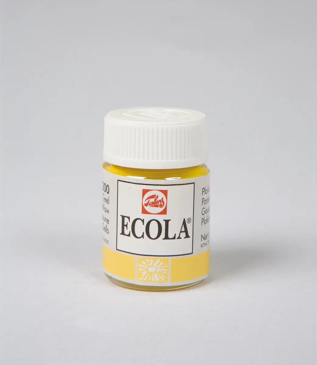 Bruynzeel Ecola Plakkaatverf 200 Geel 16ml
