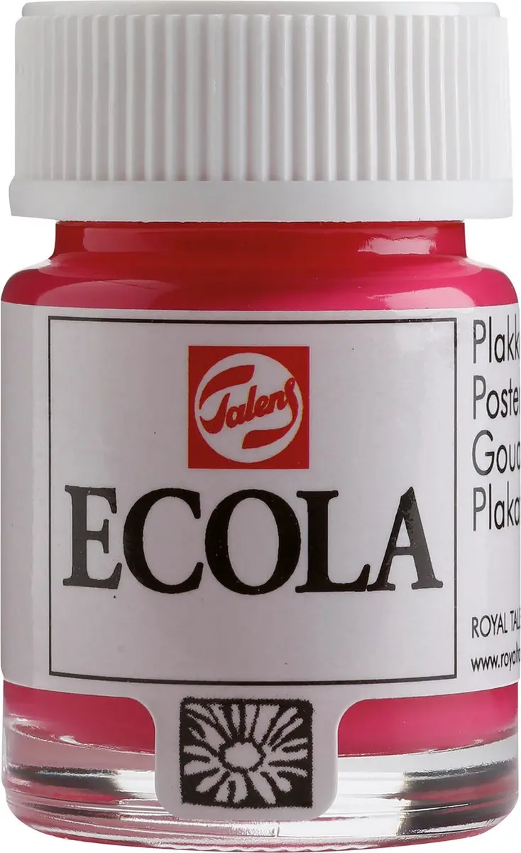 Bruynzeel Ecola Plakkaatverf 359 Tyrischroze - 16ml - afbeelding 4 van 4