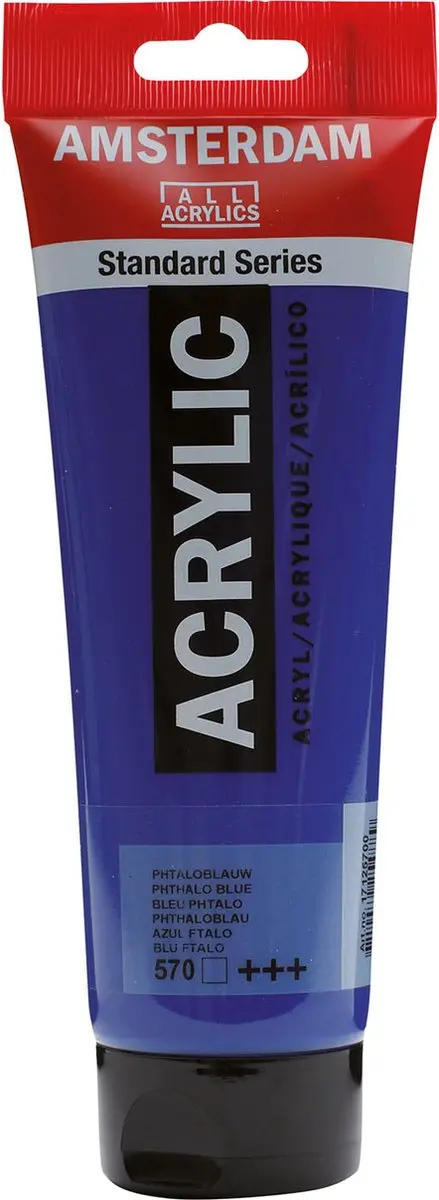 Amsterdam Acrylverf Phtaloblauw 570 - 250ml - afbeelding 2 van 2