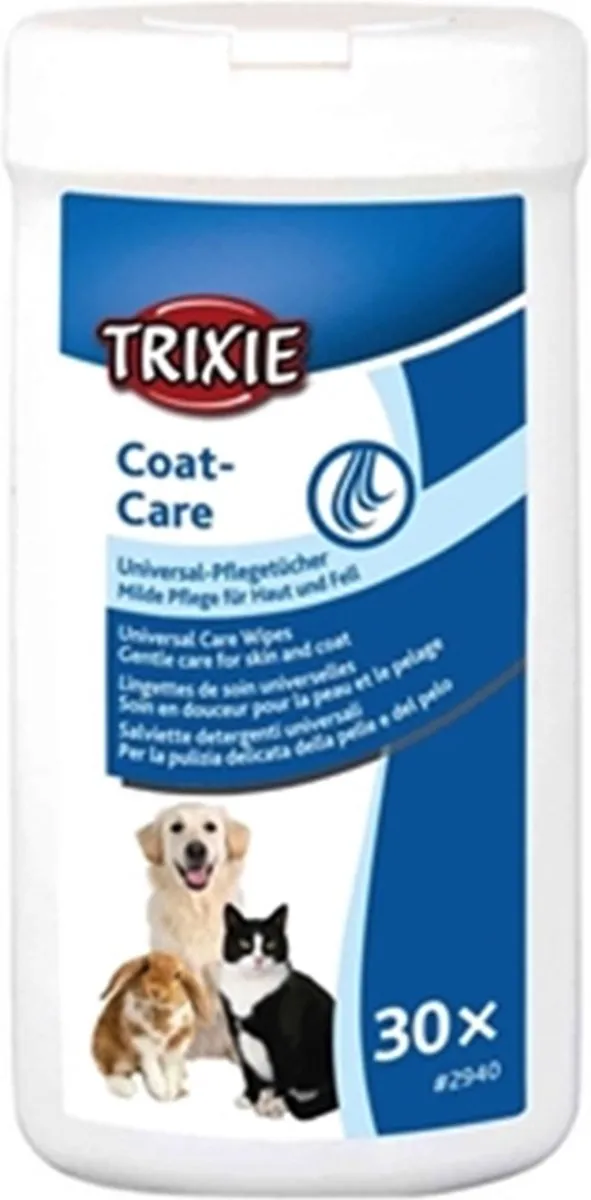 Trixie Reinigingsdoekjes Honden/Katten/Konijnen 30 Stuks