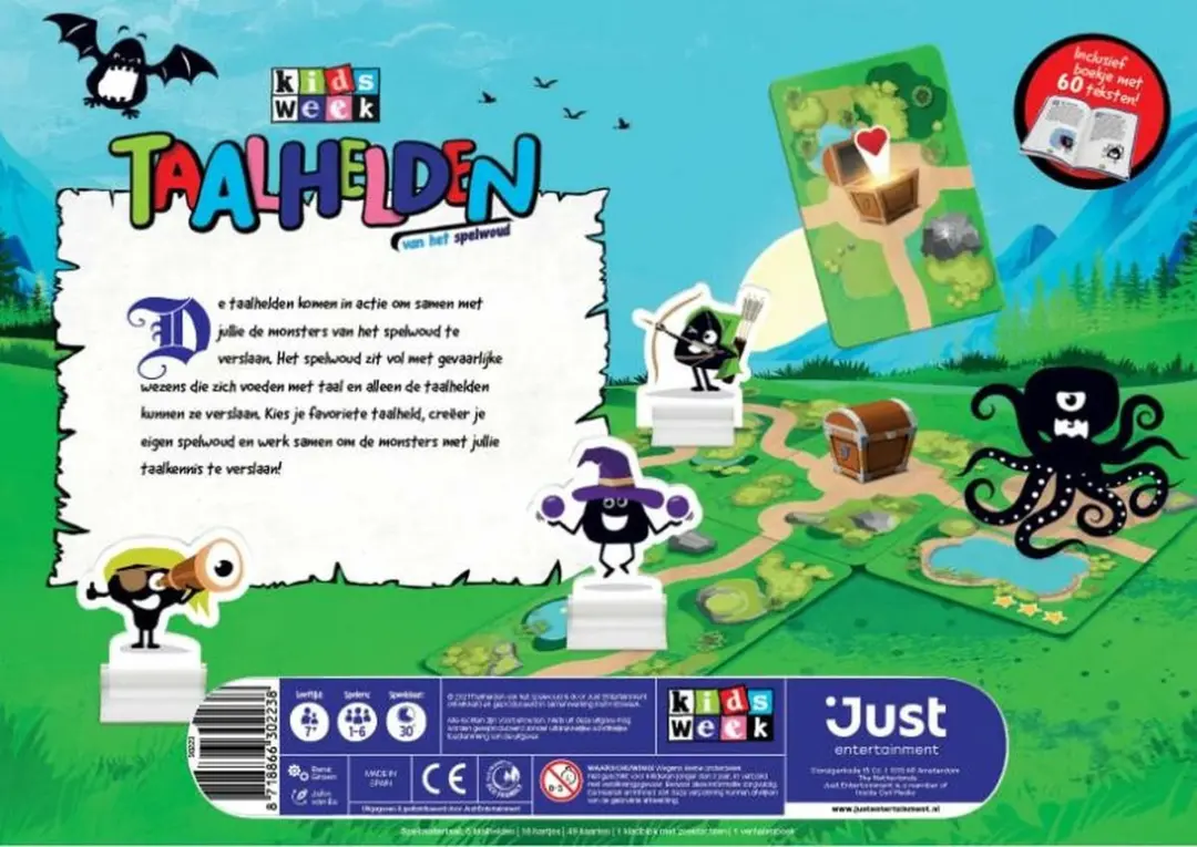 Just Games Taalhelden Van Het Spelwoud educatief bordspel - afbeelding 6 van 6