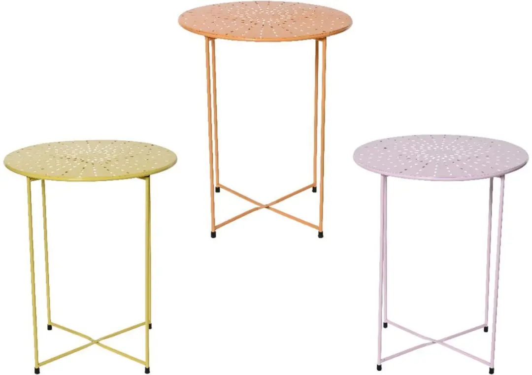 Decoris bijzettafel ijzer binnen