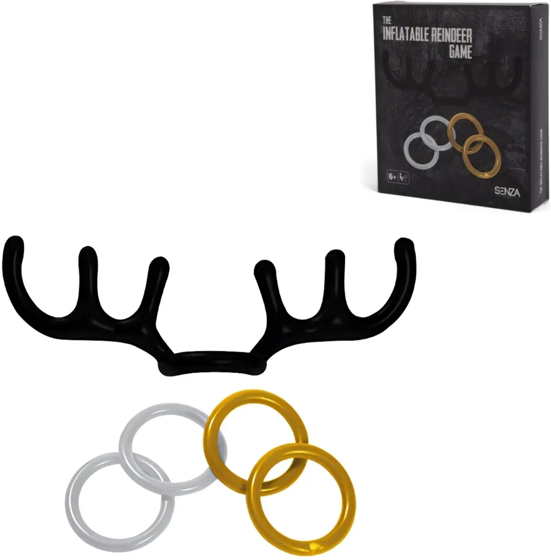 Senza opblaasbaar rendier werpspel 95 cm