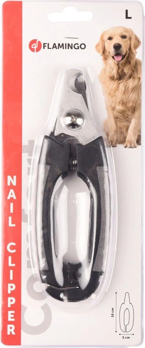 Flamingo Honden Nagelschaar Groot Comfort - Zwart - afbeelding 2 van 3