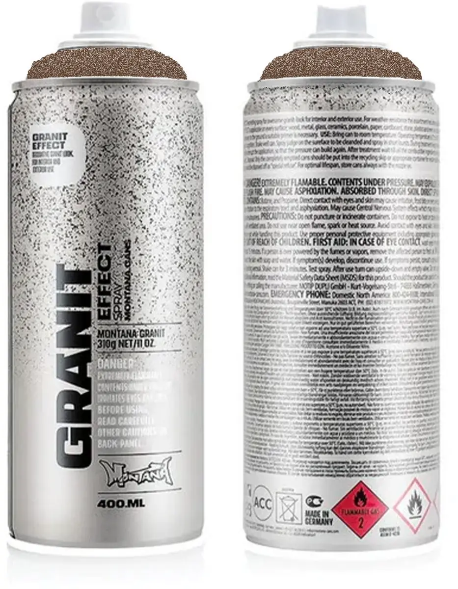 Montana Graniet Verf BRUIN spuitbus 400ml