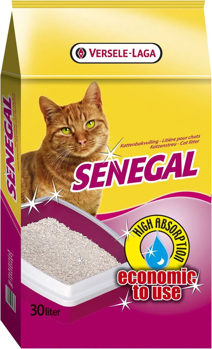 Versele-Laga Senegal Roomwitte Kleikorrels 18kg