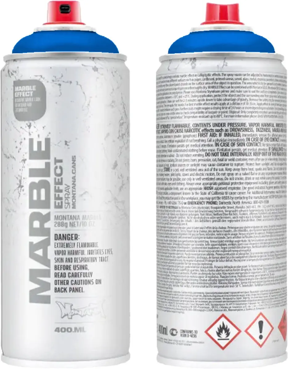 Montana Effect-Spray Marble Effect Spuitbus Blauw