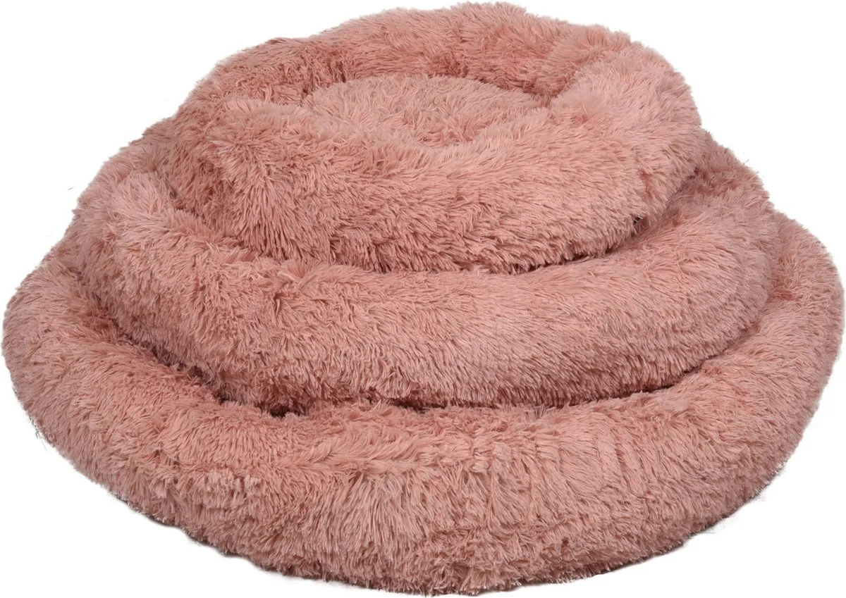 Flamingo Mand Krems Oudroze - 50x32x18cm
