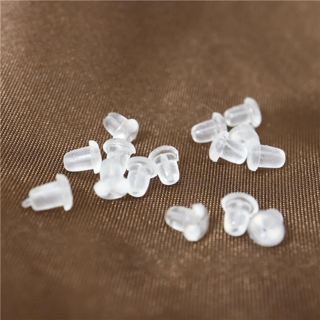 40 oorbel stoppertjes- silicone