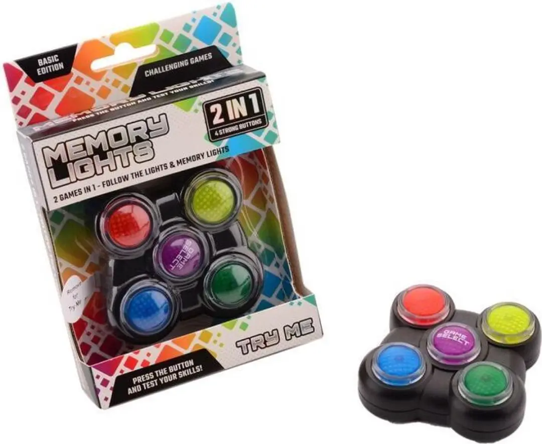 Johntoy Memo Volgspel 2-in-1 Licht en Geluid