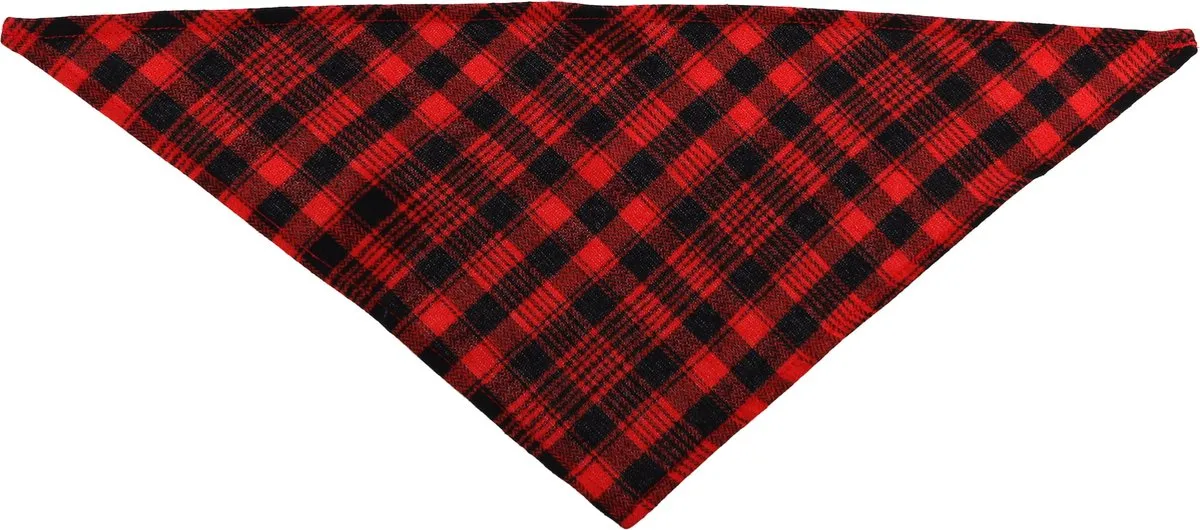 Flamingo Adana Bandana Honden - S Rood 50x22cm
