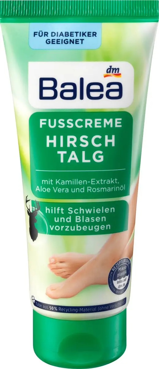 Balea Hertentalg voetcrème, 100 ml