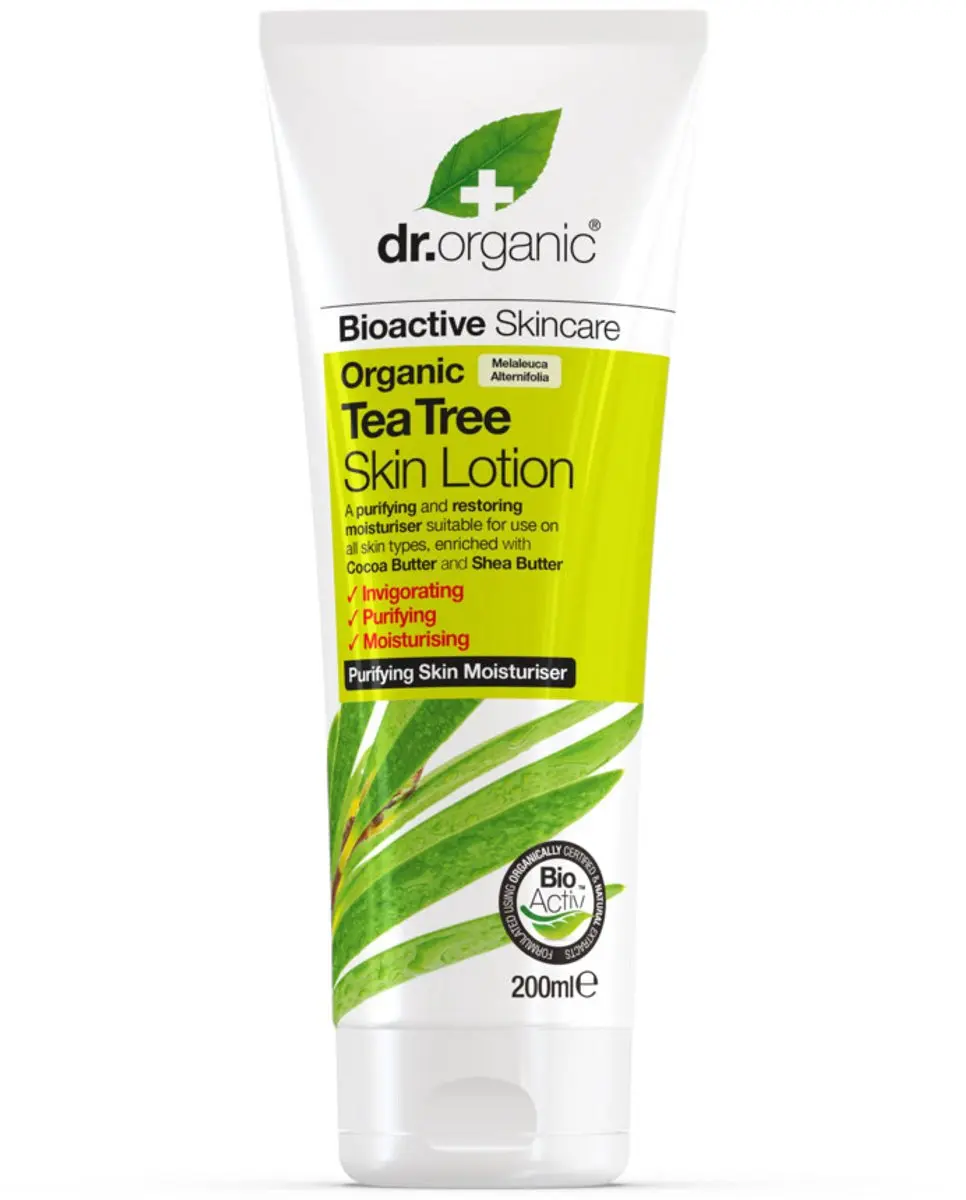 Dr. Organic Tea Tree Skin Lotion 200ml - afbeelding 4 van 4