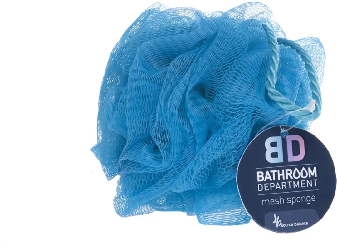 Source Balance Bath Department Spons Puff Blauw