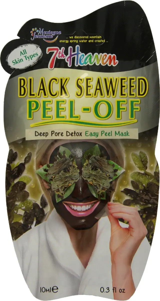 Montagne Jeunesse Gezichtsmasker Black Seaweed Peel-Off - 10ml - afbeelding 5 van 6