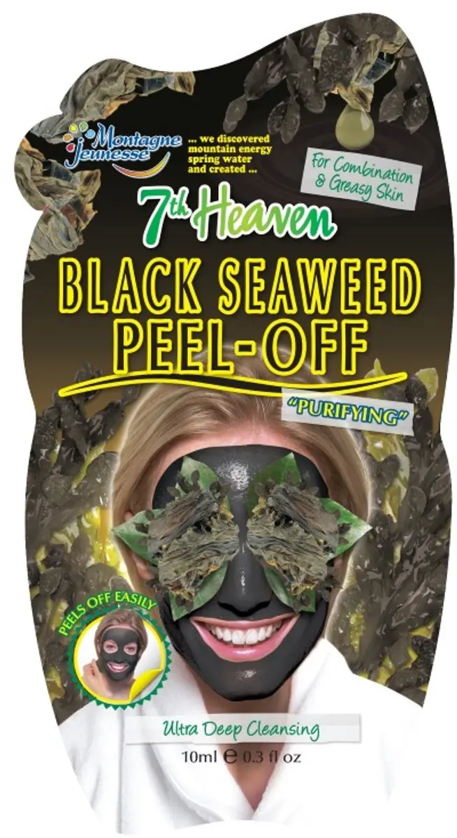 Montagne Jeunesse Gezichtsmasker Black Seaweed Peel-Off - 10ml - afbeelding 4 van 6