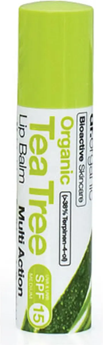 Dr. Organic Teatree Lipbalm F15