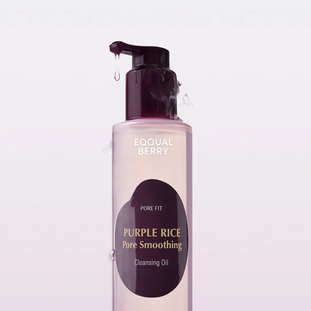 Eqqualberry Purple Rice Pore Smoothing Cleansing Oil - 200ml - afbeelding 6 van 6