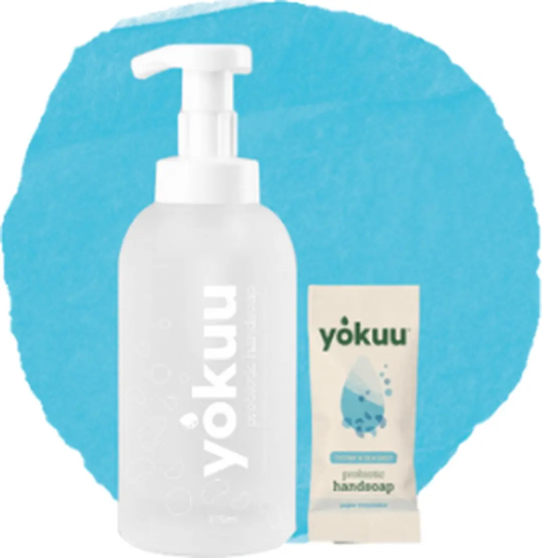 Yokuu Handzeep Tijm & Zeezout Starterset - 375ml - afbeelding 2 van 2