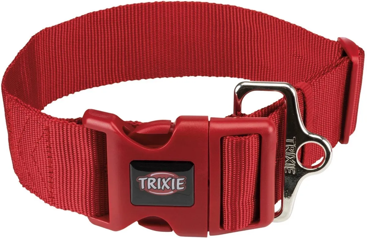Trixie Halsband Hond Premium - Rood