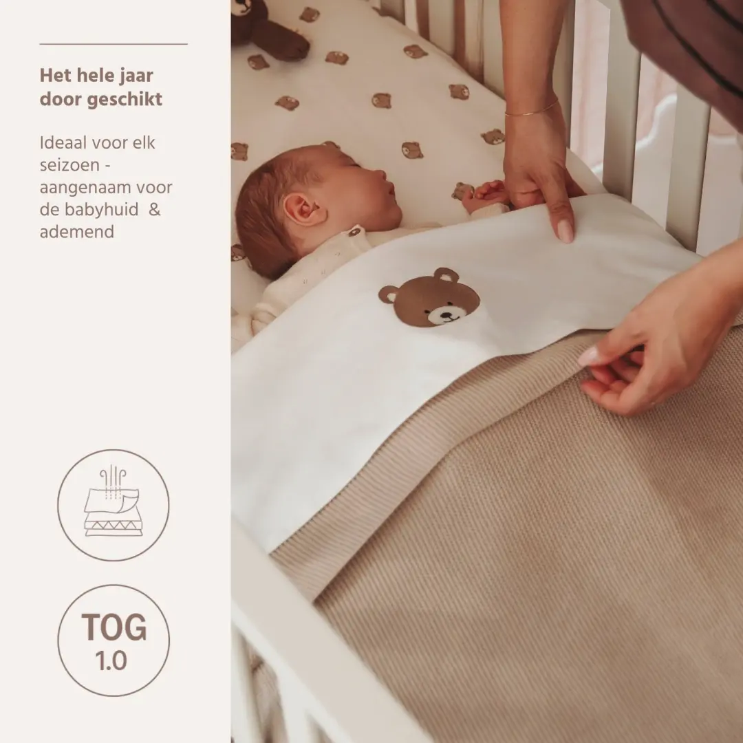 Meyco Baby Basic Wiegdeken - 75x100cm - afbeelding 3 van 6
