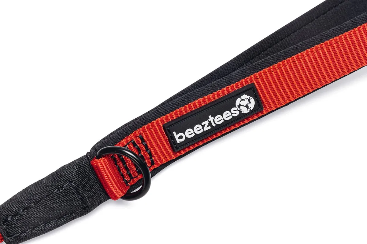 Beeztees Premium Parinca Hondenriem - Rood 180x1,2cm