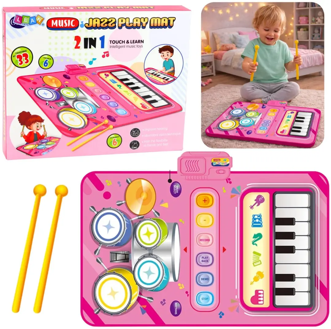 Lean Toys Interactieve Muziekmat 2-in-1