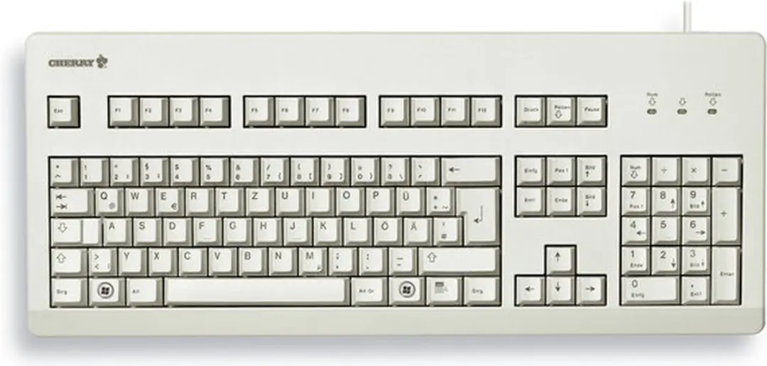 Cherry G80-3000LSCDE-0 Toetsenbord QWERTZ - Grijs - afbeelding 4 van 4