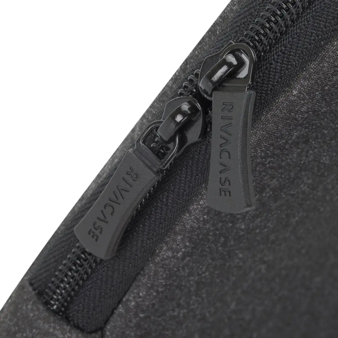 Rivacase Laptophoes geschikt voor Laptop | Rivacase Antishock Sleeve 12 inch Laptop hoes - Grijs - afbeelding 3 van 6