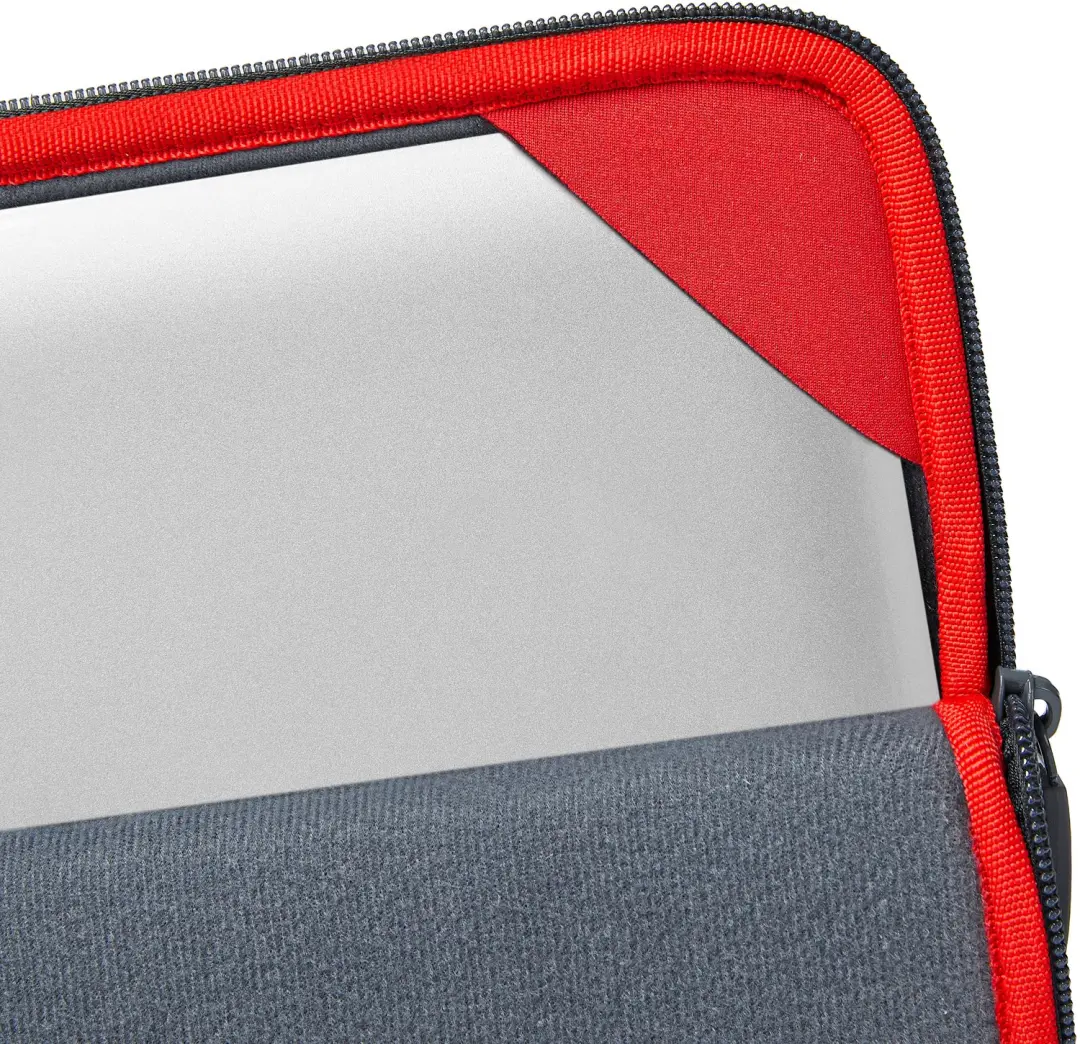 Rivacase 5123 Antishock - Laptop Hoes voor MacBook 13 en iPad Pro 12.9 - Beschermhoes - Rits - Grijs - afbeelding 6 van 6