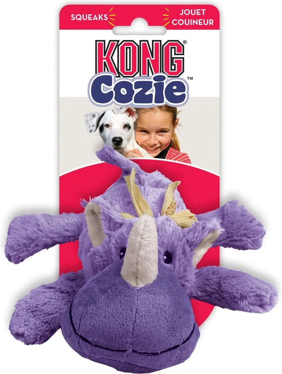 KONG Cozie Brights Assorti Kauwspeelgoed - 1 Stuk - afbeelding 5 van 6