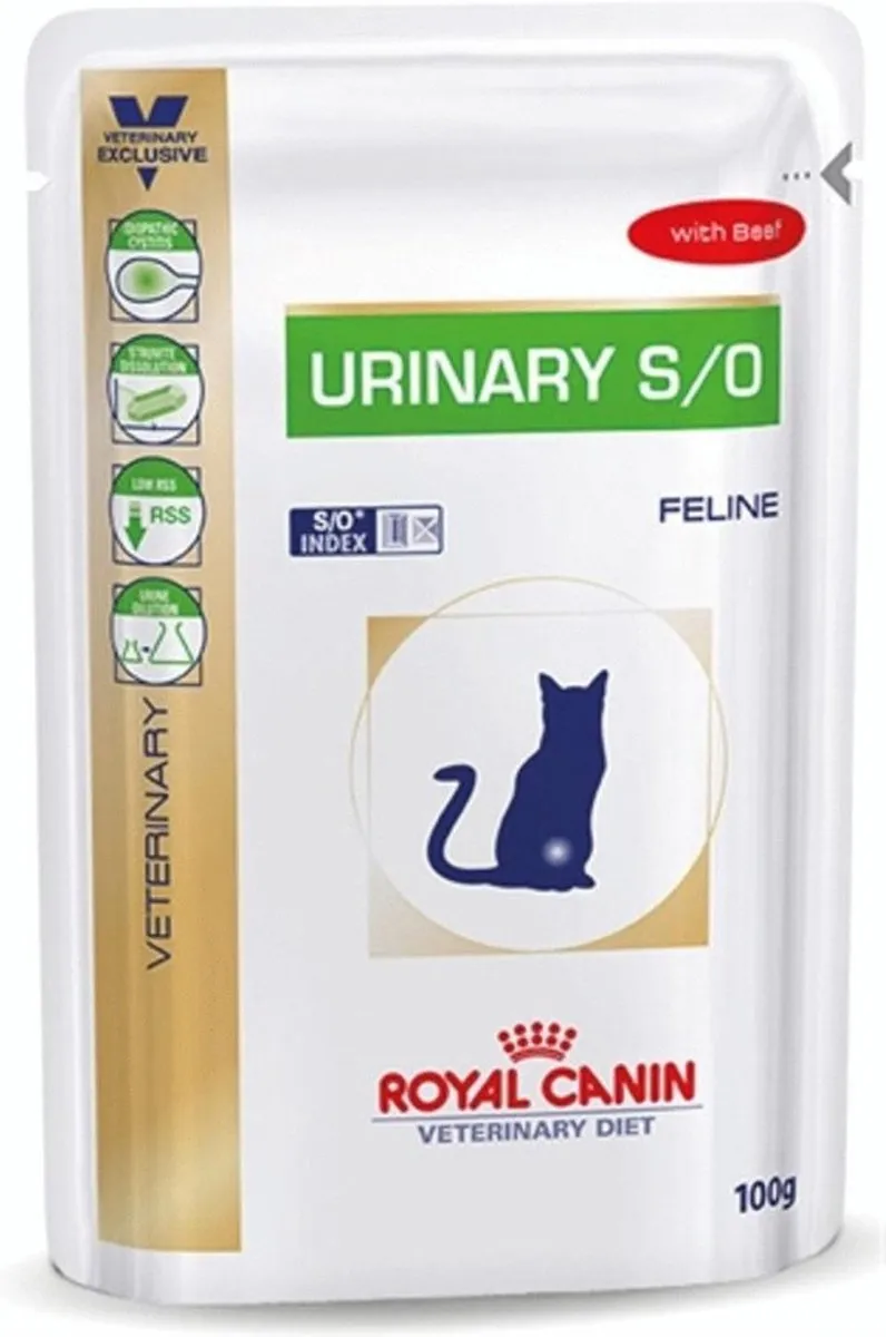 Royal Canin Urinary S/O Kattenvoer Rundvlees 100g