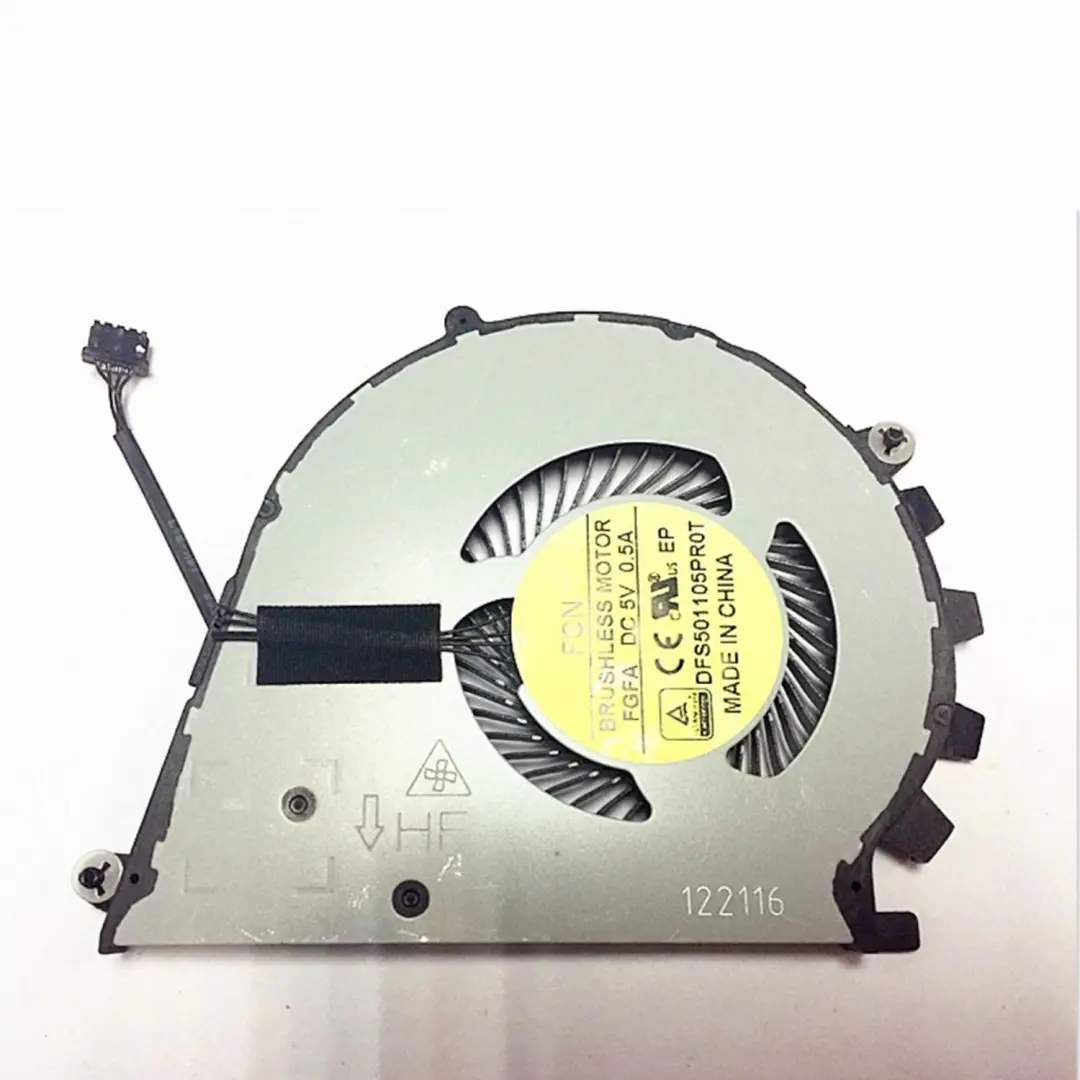 Notebook CPU Fan for HP Zbook 15 Studio G3 G4 Series, DFS501105PR0T FGFA