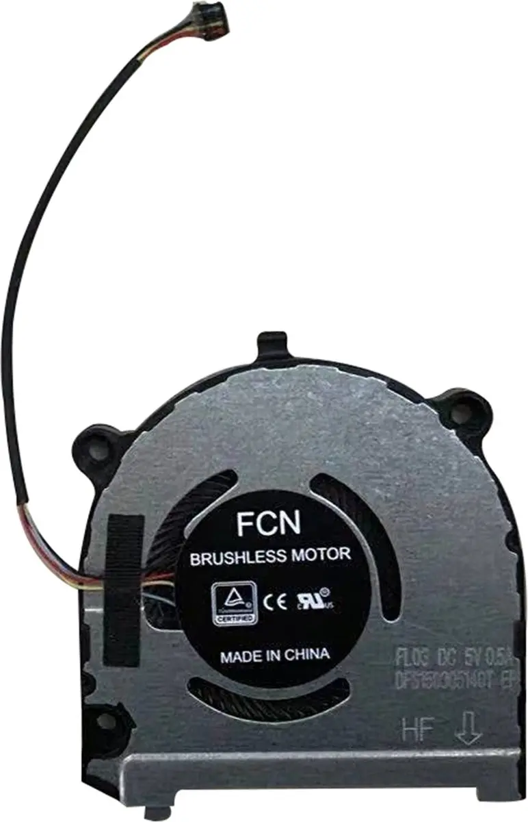 Notebook CPU Fan for Lenovo ThinkBook 13s 13s-IWL 13s-IML Series, Small one, DFS