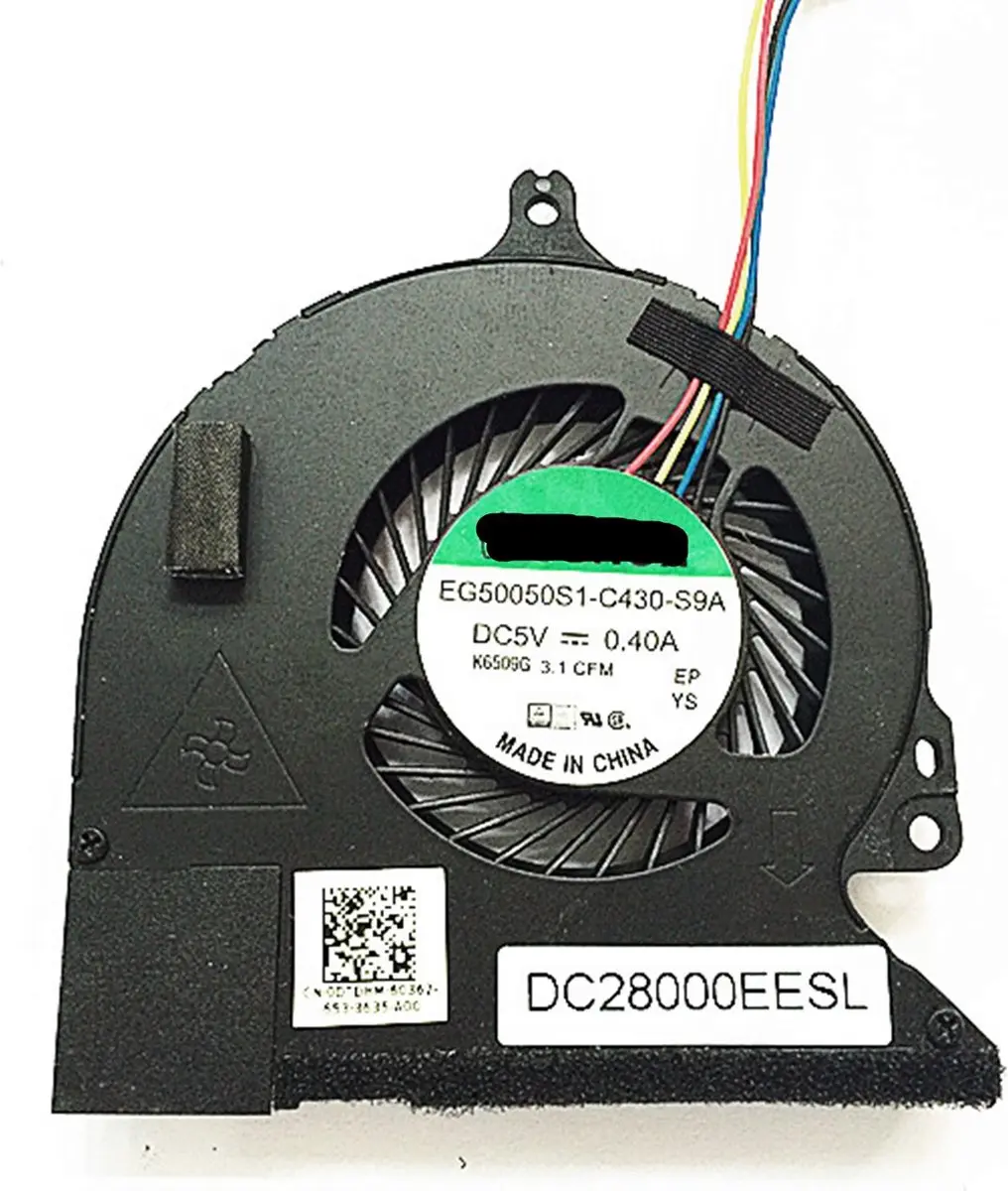 Notebook CPU Fan for Dell Latitude E5250 5250 Series, 0DTDHM