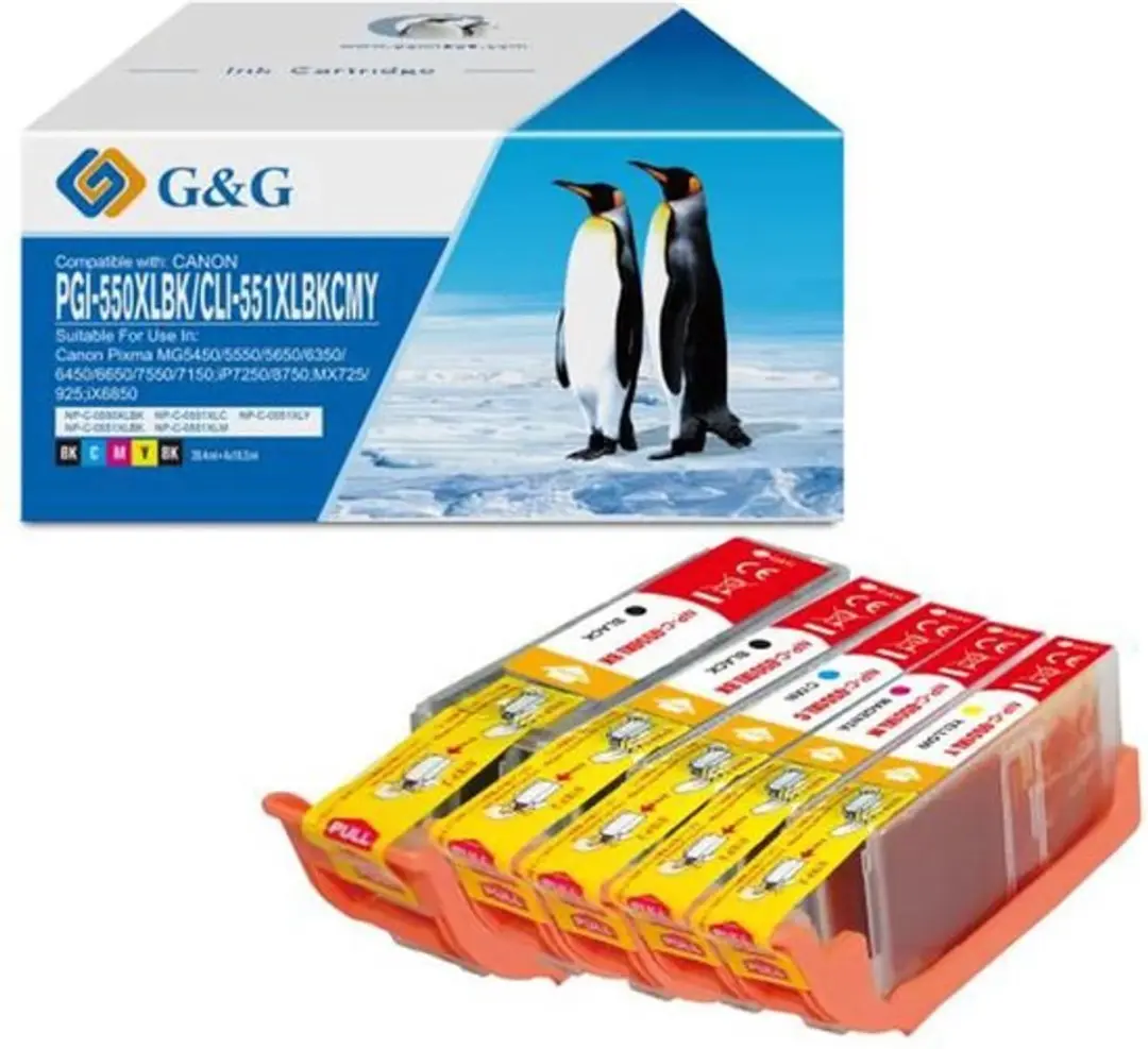 G&G Inktcartridge PG-550/CLI-551 XL Multipack