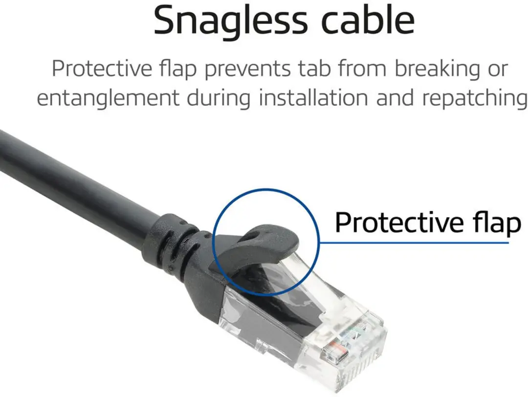ACT FC1915 CAT6A Patchkabel 15m - Zwart - afbeelding 4 van 6