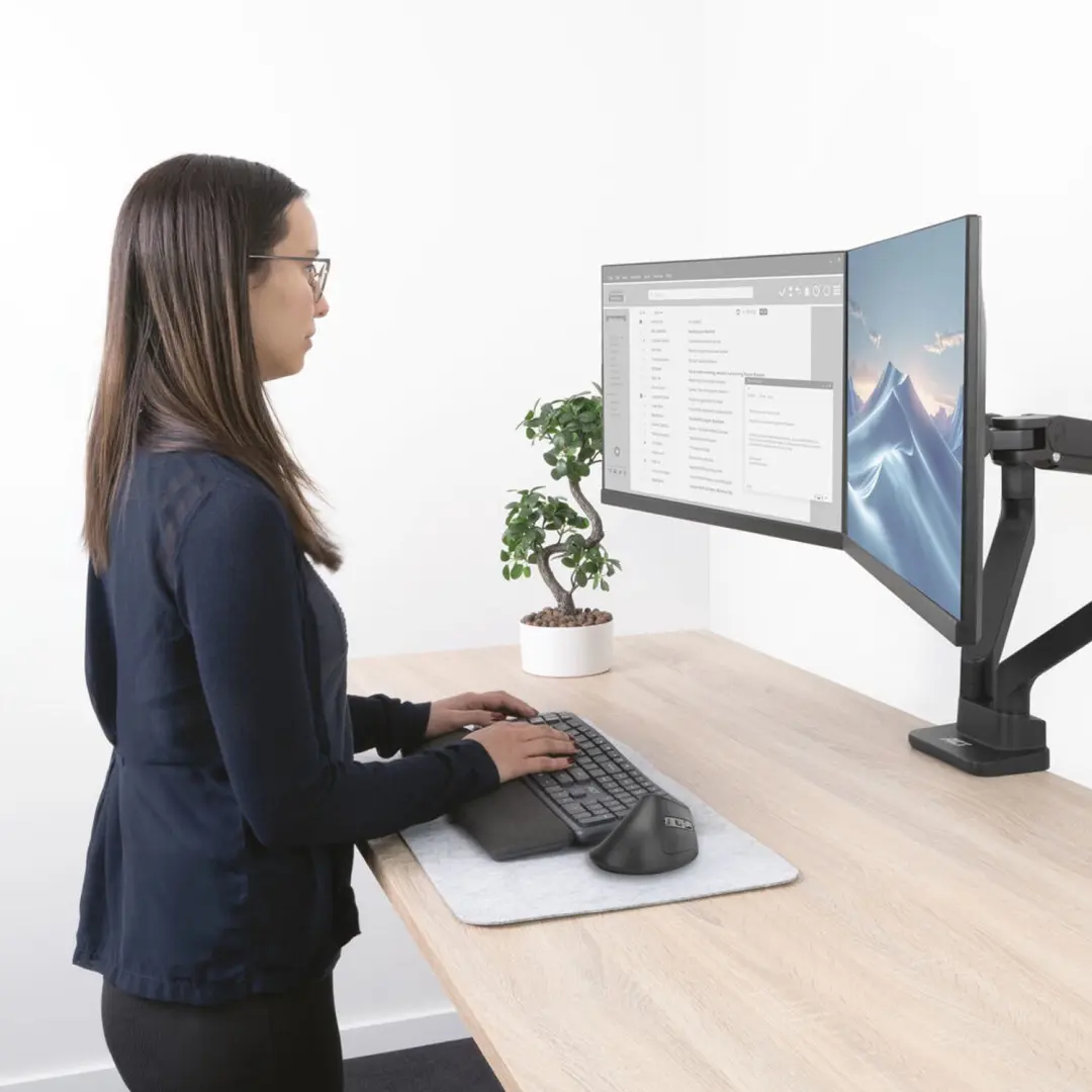 ACT AC5450 Ergonomisch Bluetooth Toetsenbord - Donkergrijs - afbeelding 3 van 6