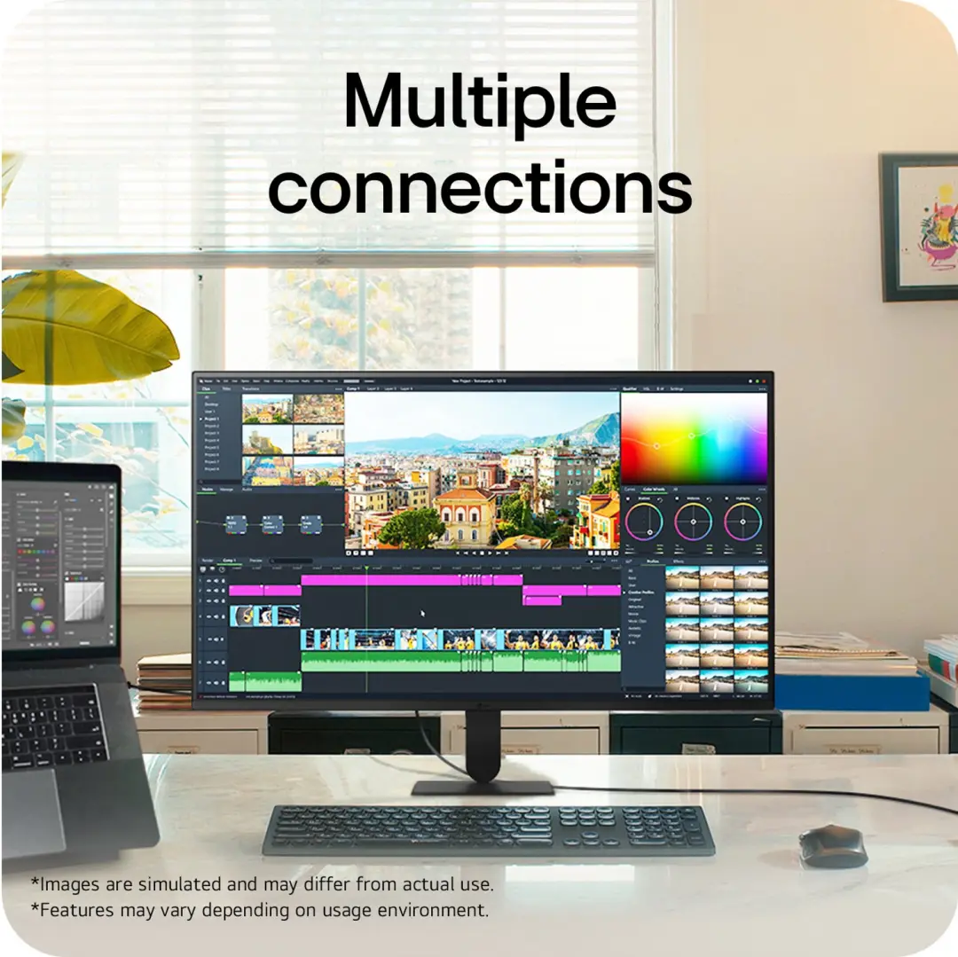 LG UltraFine 32U701B-B Monitor - 4K UHD - afbeelding 4 van 6