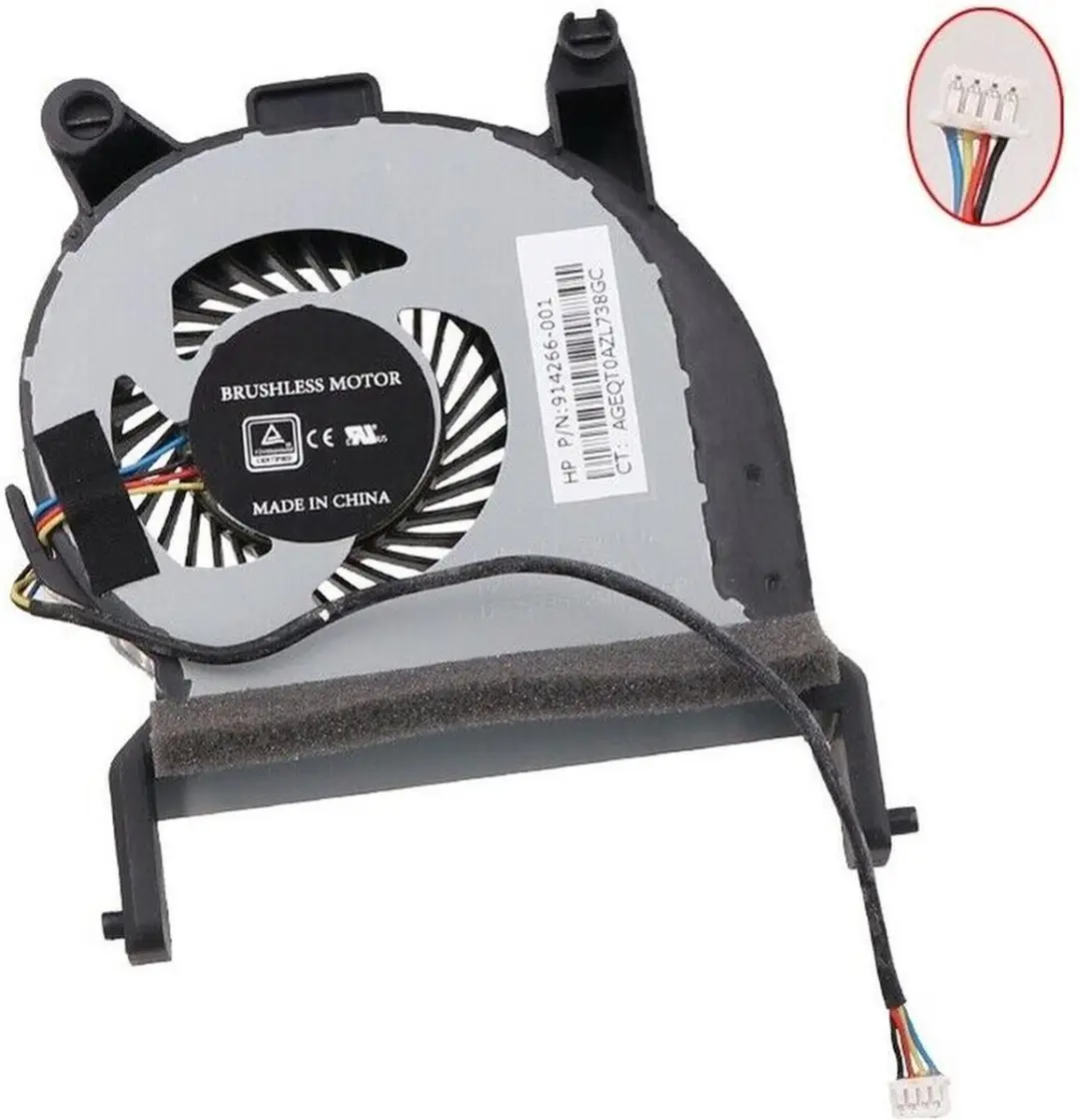 Desktop CPU Fan for HP EliteDesk 800 G3 DM ProDesk 400 G3 mini 600 G3 Series, 91