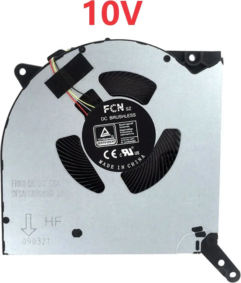 Notebook CPU Fan for Lenovo Legion 5 Pro-16ACH6H R9000P Y9000P 2021 Series,10V