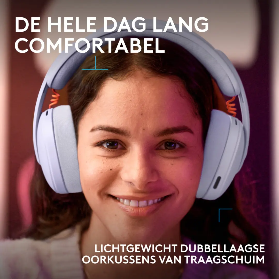 Logitech G G325 LIGHTSPEED Gaming Headset 981-001538 - Lila - afbeelding 6 van 6