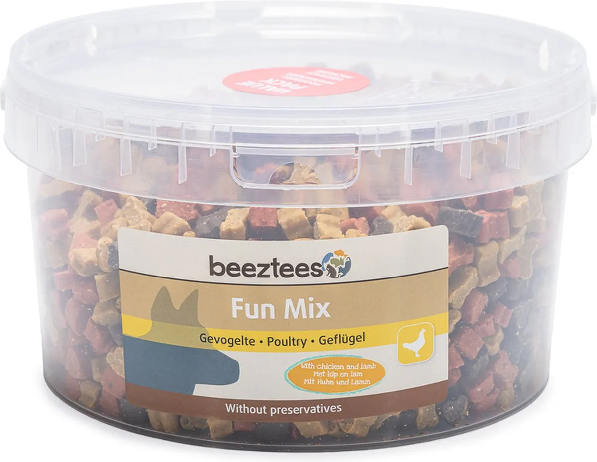 Beeztees Fun Mix Hondensnack 1400g - afbeelding 2 van 3