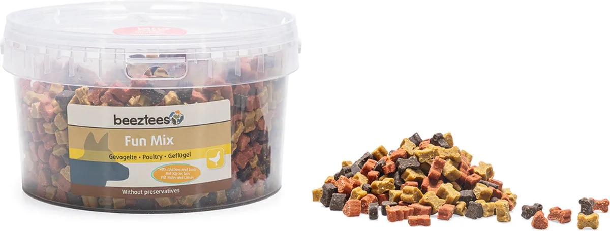 Beeztees Fun Mix Hondensnack 1400g - afbeelding 3 van 3