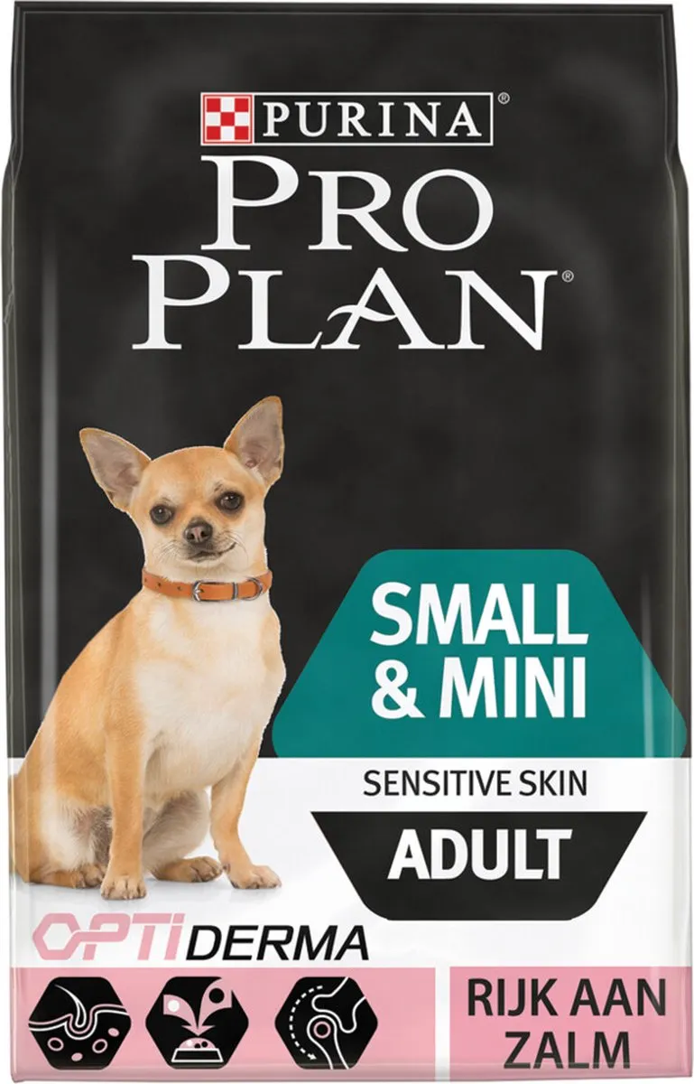 Pro Plan Dog Adult Small & Mini Breed Sensitive Zalm 3kg - 4 Stuks