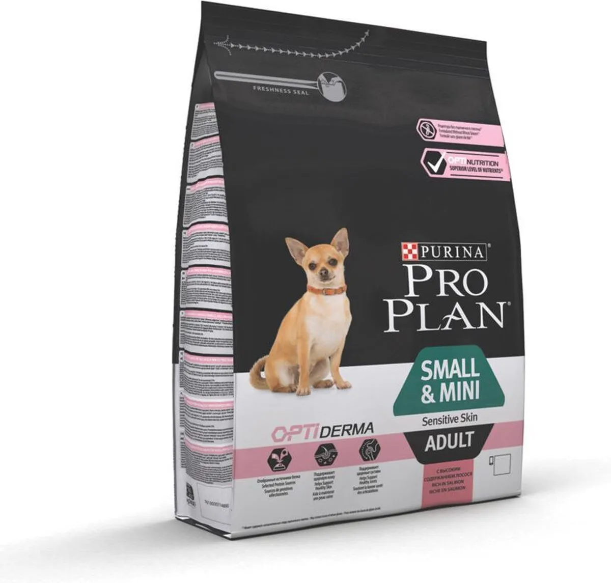 Pro Plan Dog Adult Small & Mini Breed Sensitive Zalm 3kg - 4 Stuks