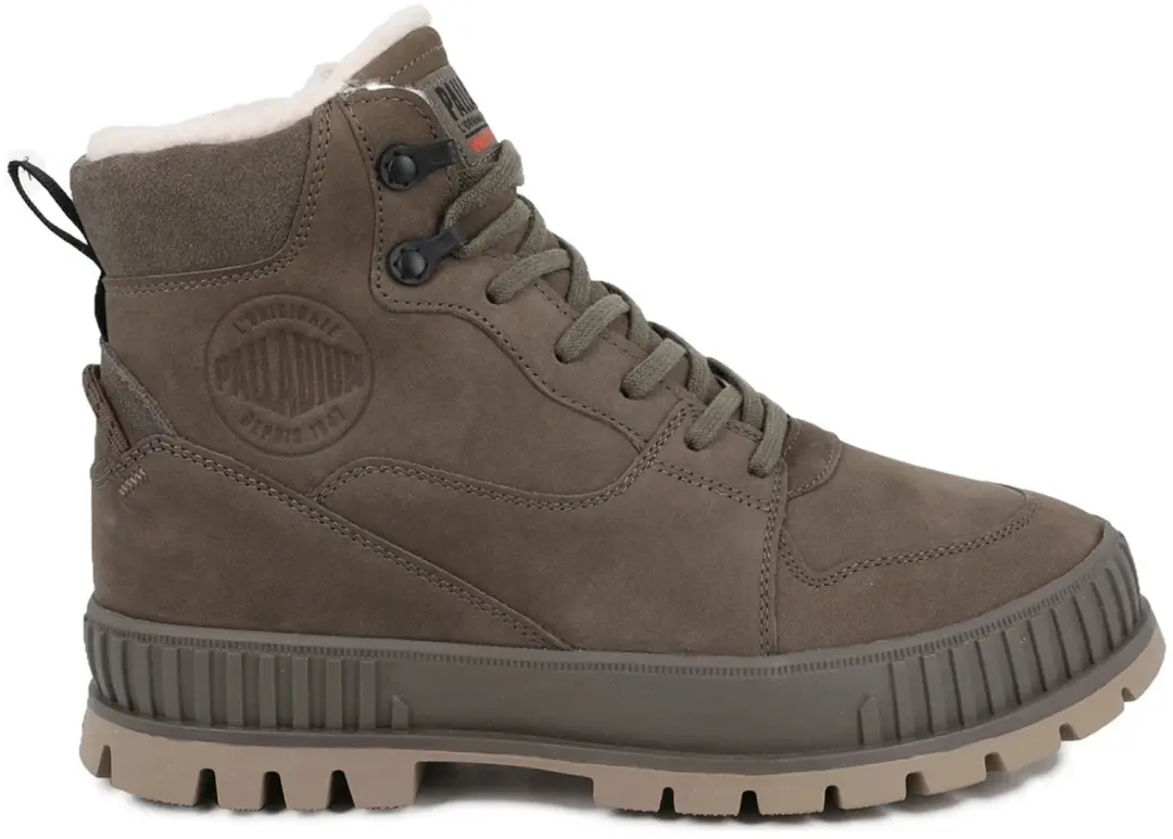 Palladium Unisex Pallashock Warm WP Leren Boots Major Brown